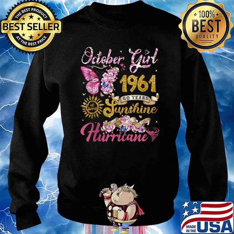October Girl 1961 Sunshine Hurricane T-Shirt Sweater