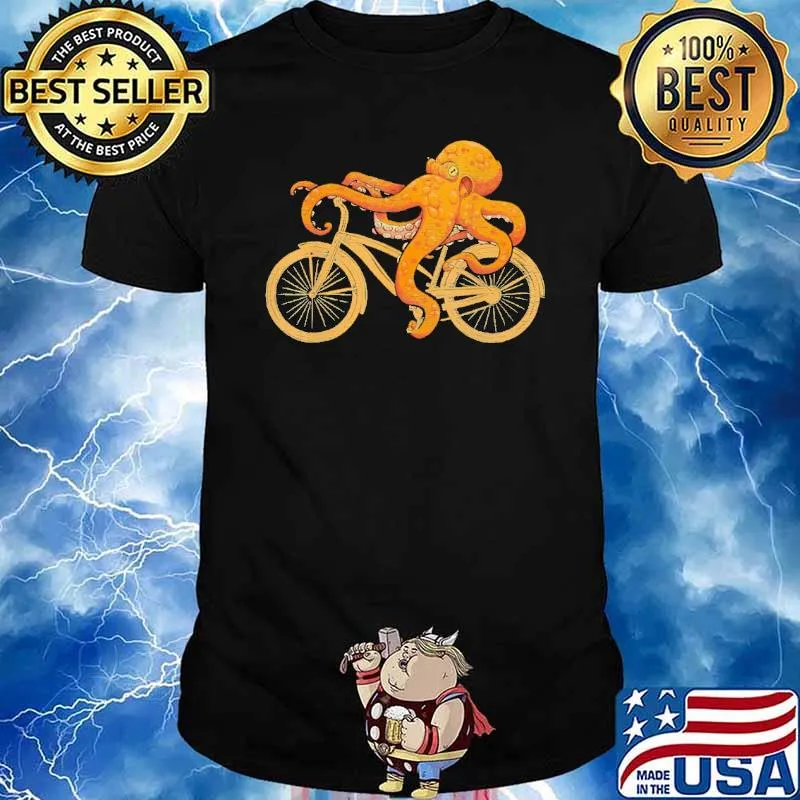 Octopus Riding Bicycle Shirt