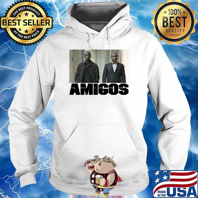 ODNK Omar Little Brother Mouzone (The Wire) Amigos Series T-Shirt Hoodie