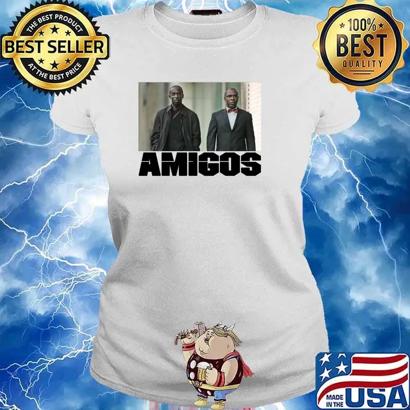 ODNK Omar Little Brother Mouzone (The Wire) Amigos Series T-Shirt Ladies tee