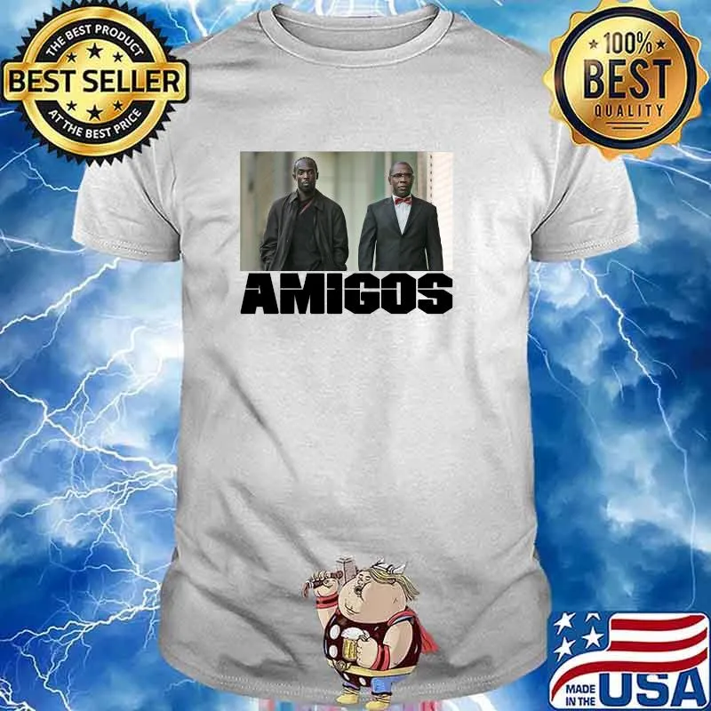 ODNK Omar Little Brother Mouzone (The Wire) Amigos Series T-Shirt