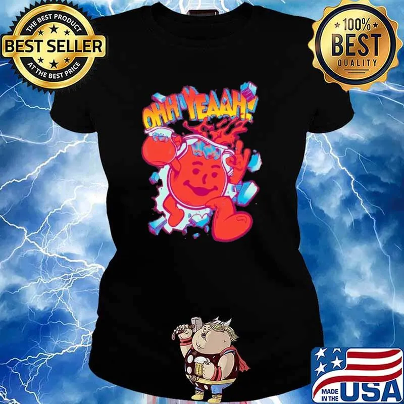 OHH YEAH! Kool Aid Man Shirt Ladies tee