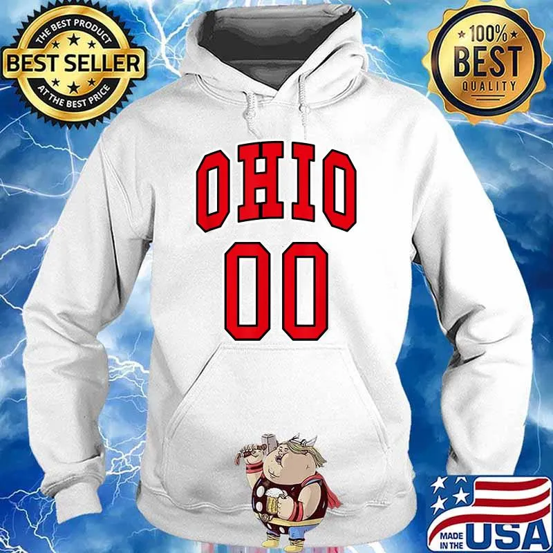 Ohio 00 Sports Team Throwback College Design State of OHIO T-Shirt Hoodie