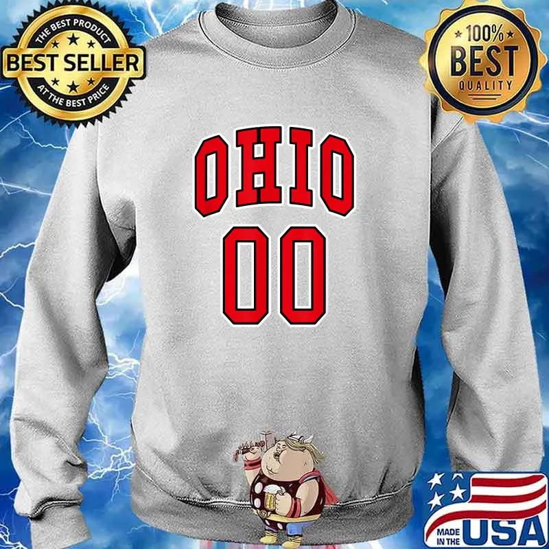 Ohio 00 Sports Team Throwback College Design State of OHIO T-Shirt Sweater