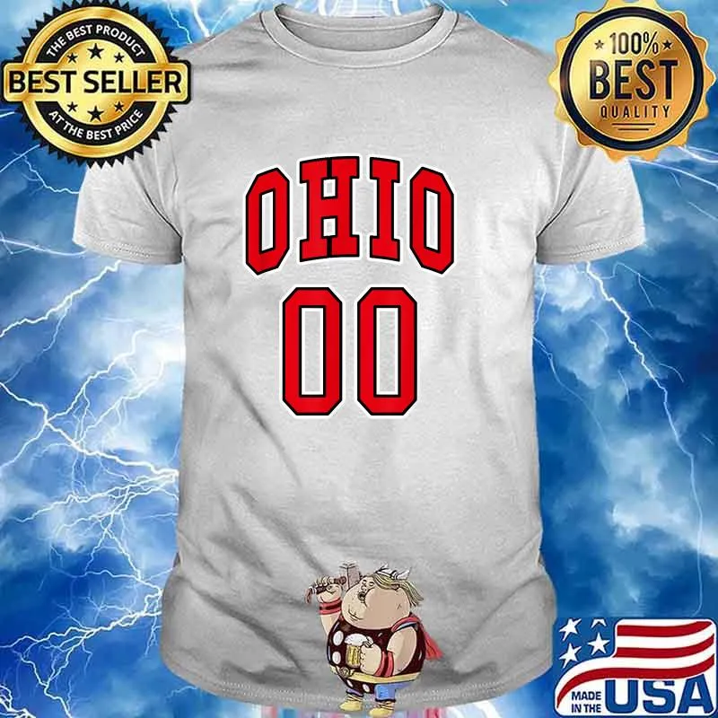 Ohio 00 Sports Team Throwback College Design State of OHIO T-Shirt
