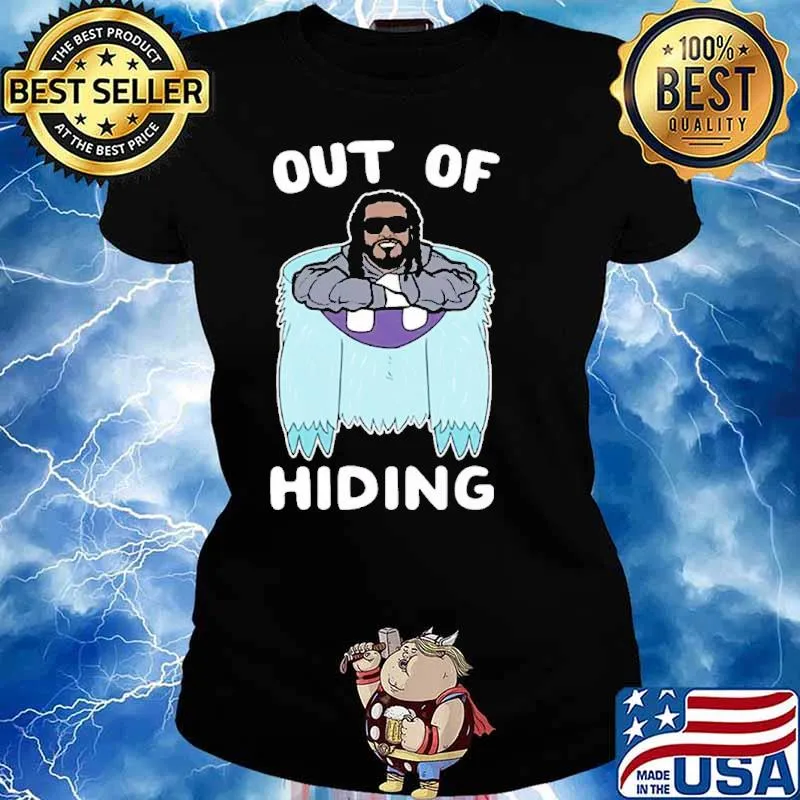 Out Of Hiding Monster Masked Singer Shirt Ladies tee