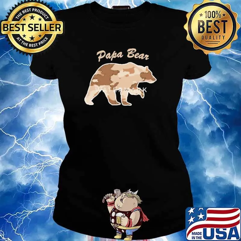Papa Bear Shirt Ladies tee
