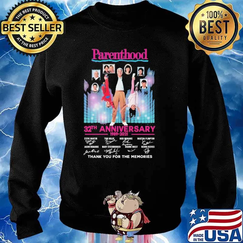 Parenthood 32th anniversary 1989 2021 thank you for the memories signatures s Sweater