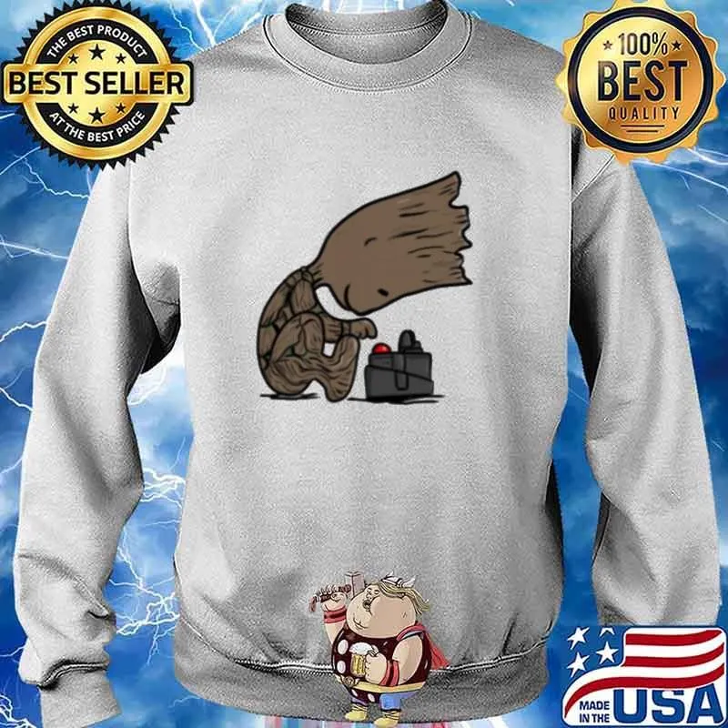 Pea Groots Star War Shirt Sweater