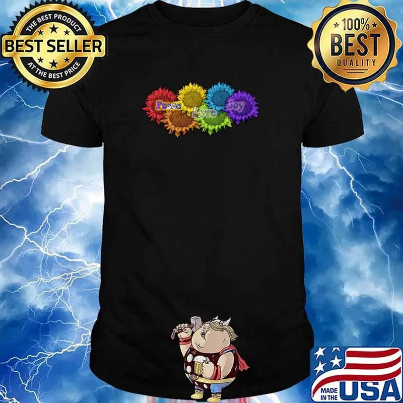 Peace Love Joy Sunflowers T-Shirt