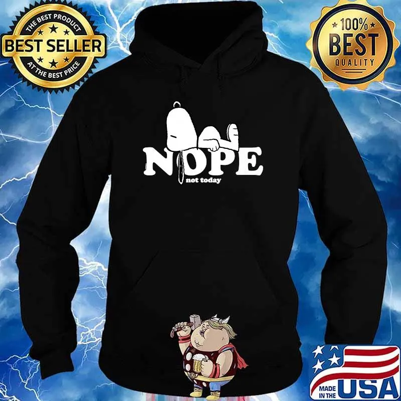 Peanuts - Snoopy Nope T-Shirt Hoodie
