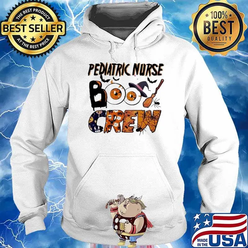 Pediatric nurse boo crew Halloween vibes s Hoodie