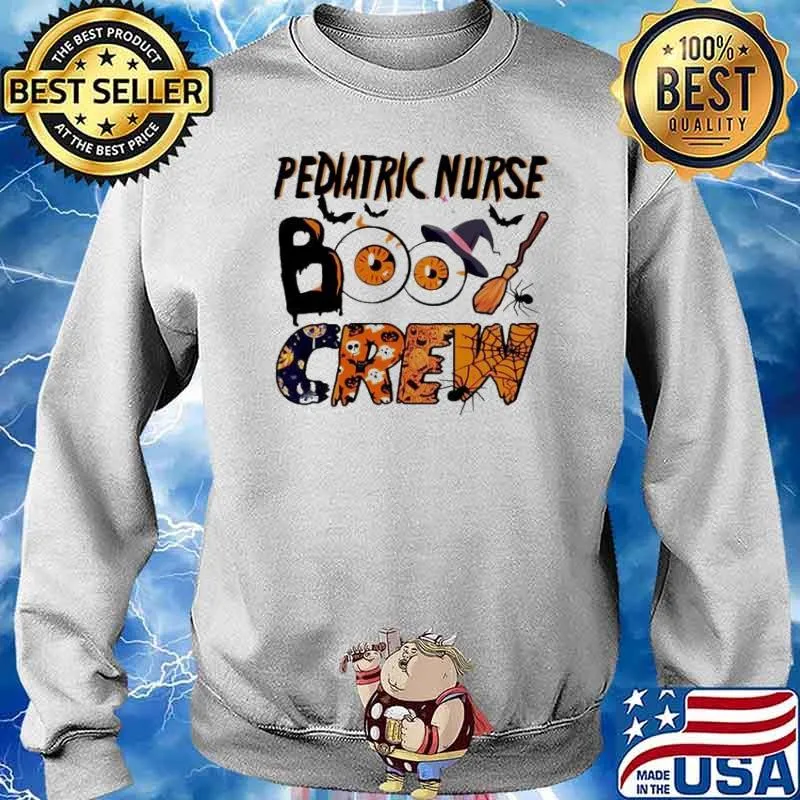 Pediatric nurse boo crew Halloween vibes s Sweater