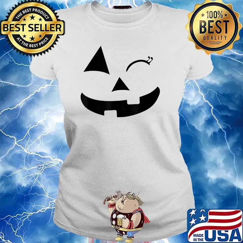 Peter Peter Pumpkin Eater Halloween T-Shirt Ladies tee