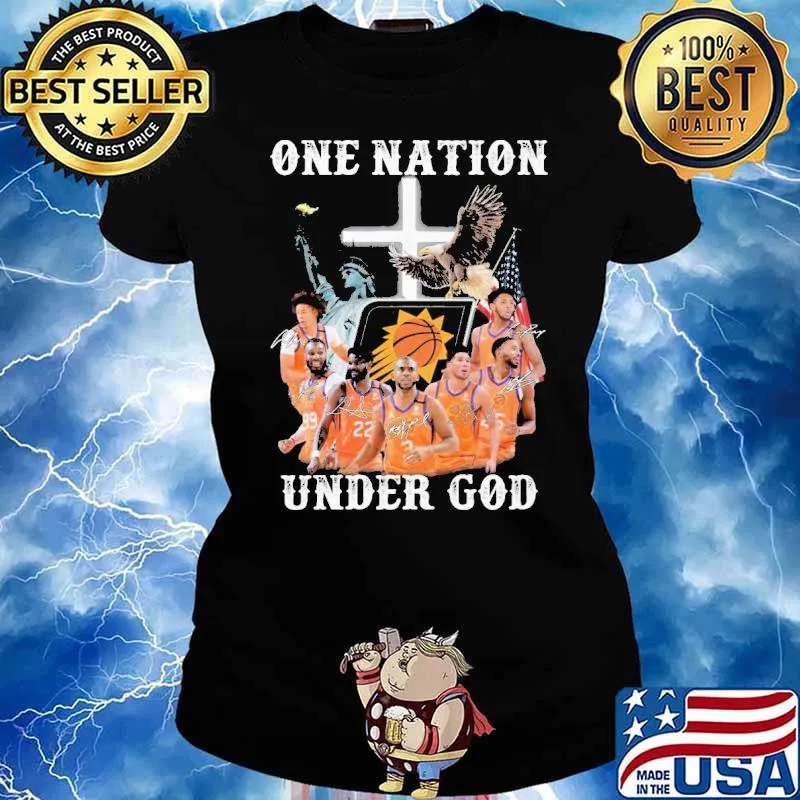 Phoenix One nation under god signatures s Ladies tee