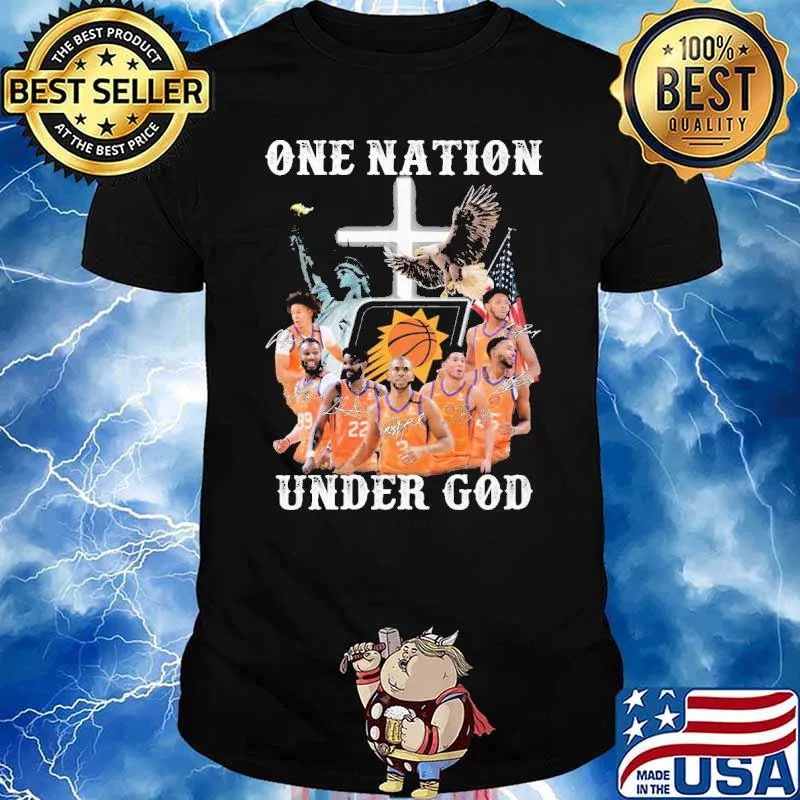 Phoenix One nation under god signatures shirt