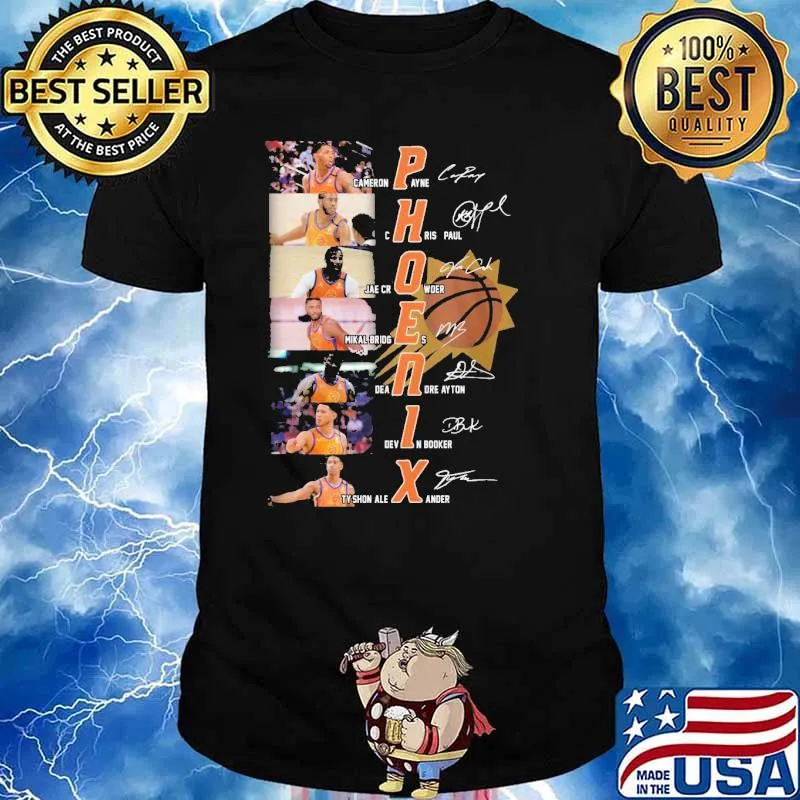 Phoenix signatures Cameron Payne shirt