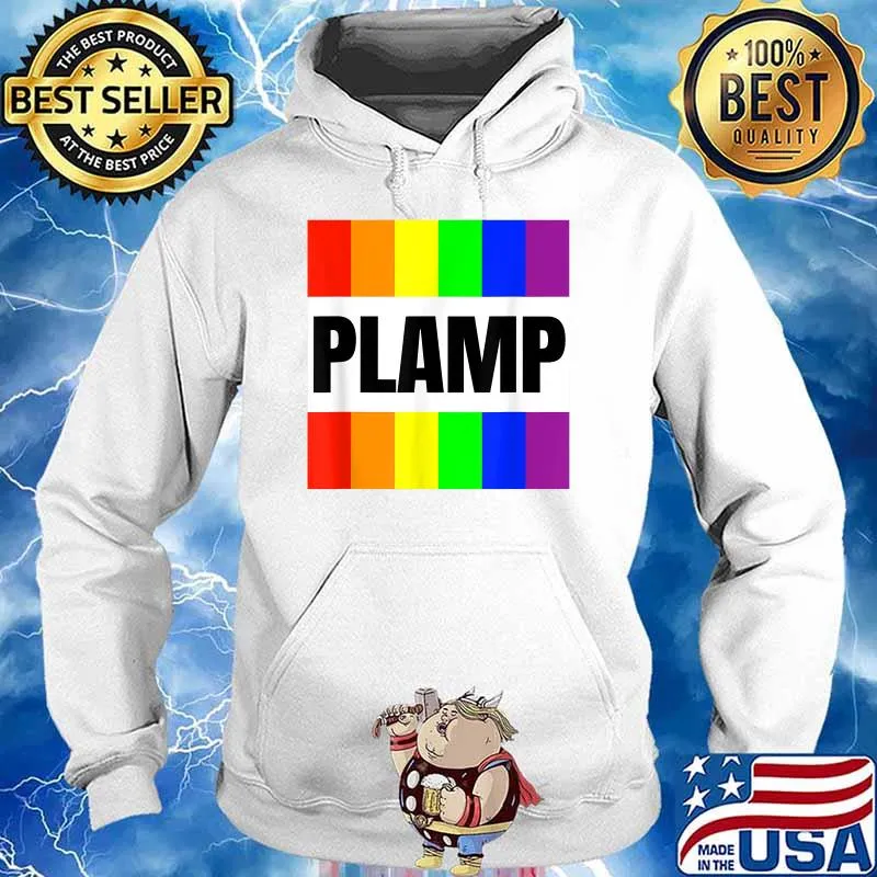 PLAMP Rainbow Colors T-Shirt Hoodie