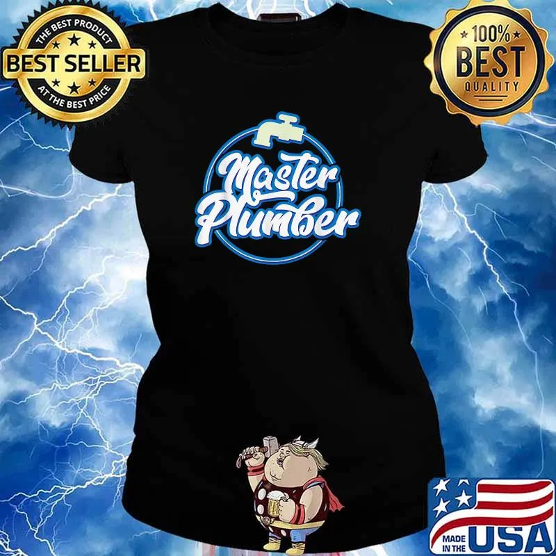Plumber Plumbing Expert T-Shirt Ladies tee