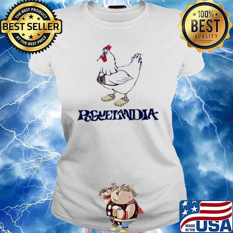 Poguelandia chicken s Ladies tee