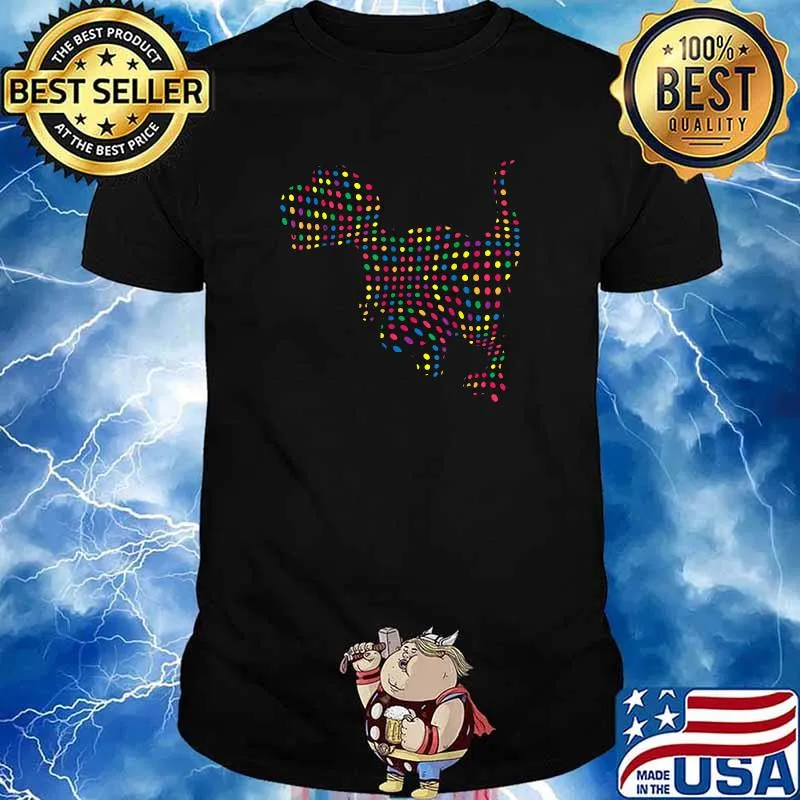 Polka Dot T Rex Dinosaur September 15th Dot Day T-Shirt