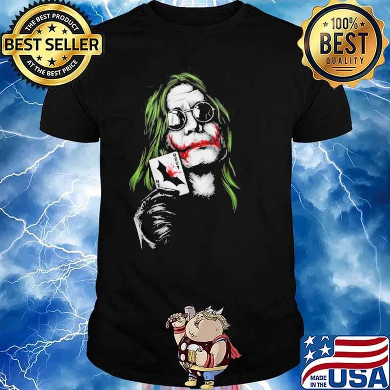 Popfunk Classic The Dark Knight Heath Ledger Joker with Card Shirt