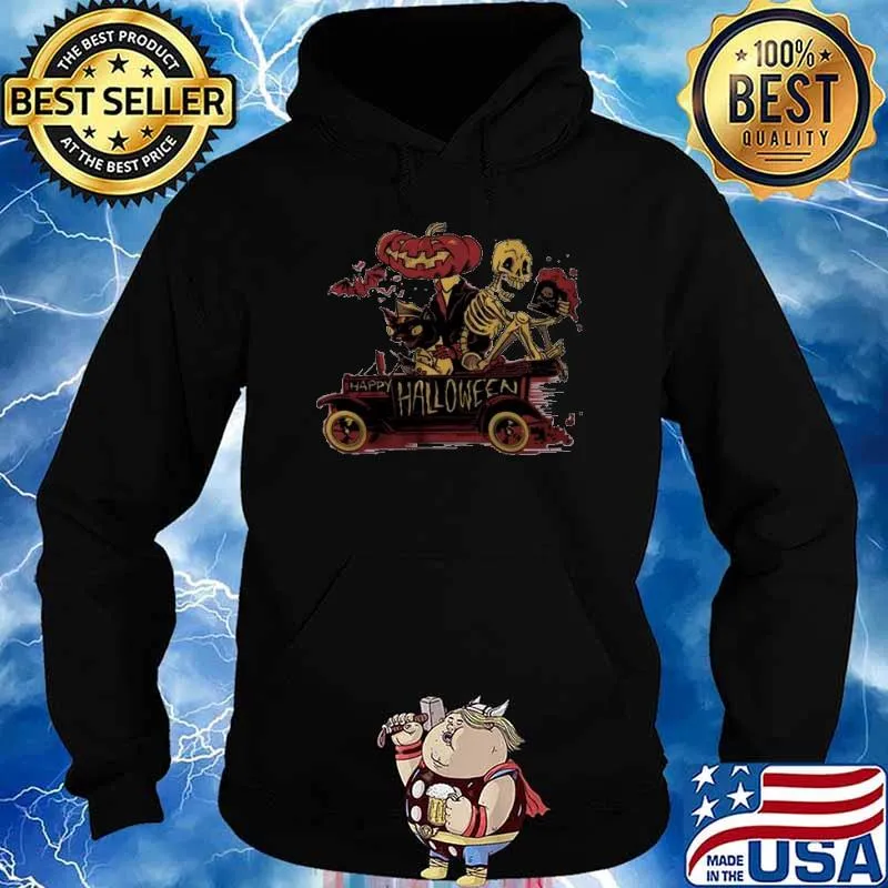 Pumpkin Skeleton Happy Halloween s Hoodie