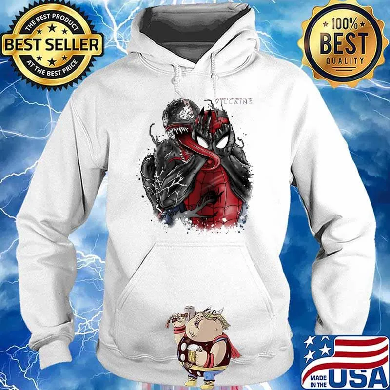 Queens of new york Villains spiderman venom s Hoodie