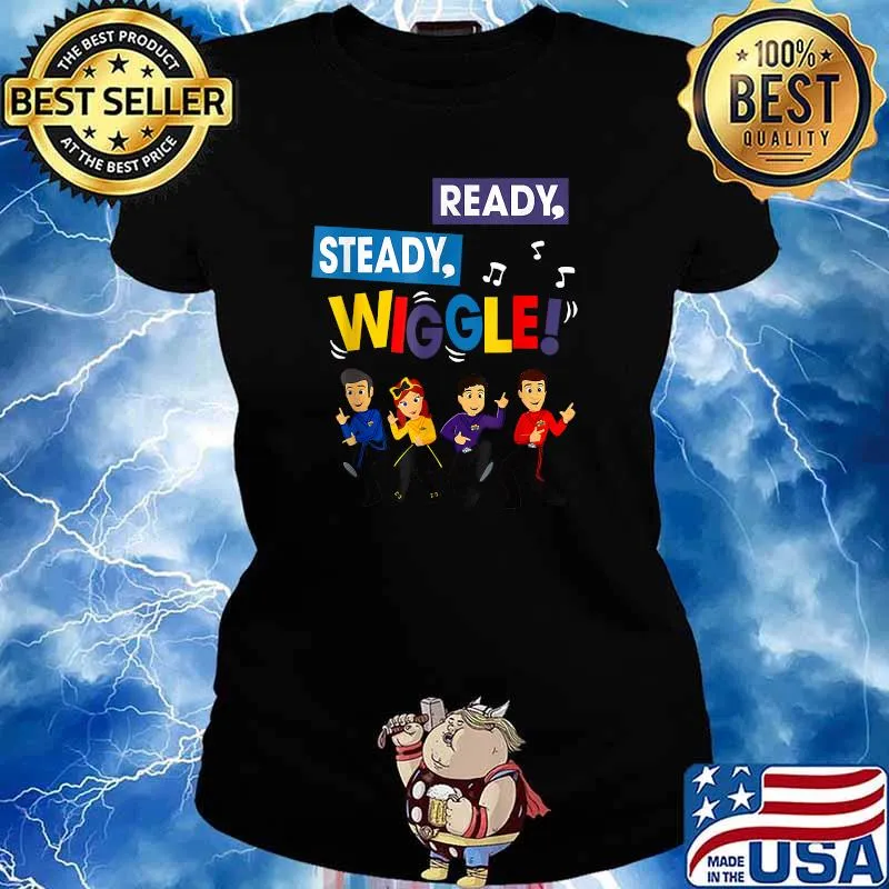 Ready Steady Wiggles People Dance T-Shirt Ladies tee