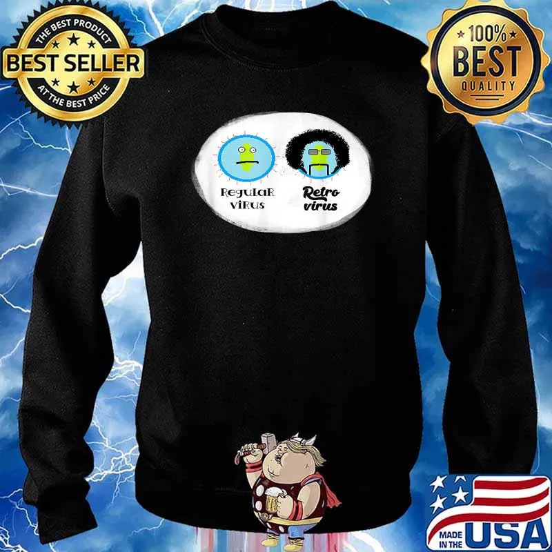 Regular VS Retrovirus Lab Microbiology T-Shirt Sweater