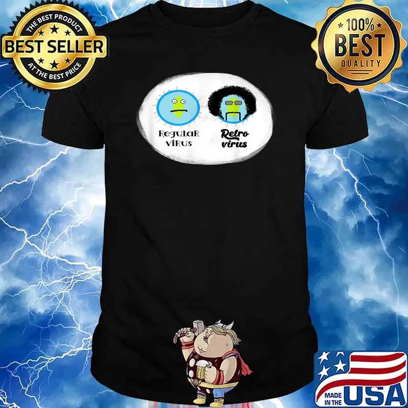 Regular VS Retrovirus Lab Microbiology T-Shirt