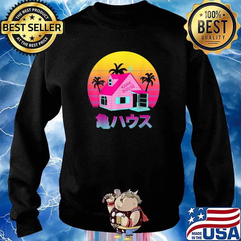 Retro Kame Houses T-Shirt Sweater