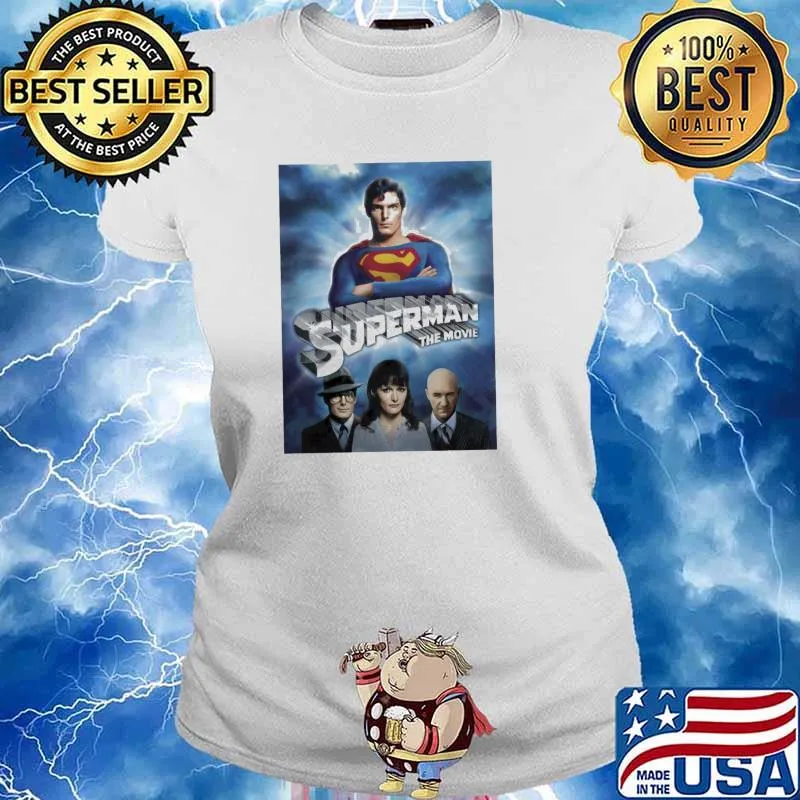 Richard Donner Superman Christopher Reeve T Shirt Ladies tee