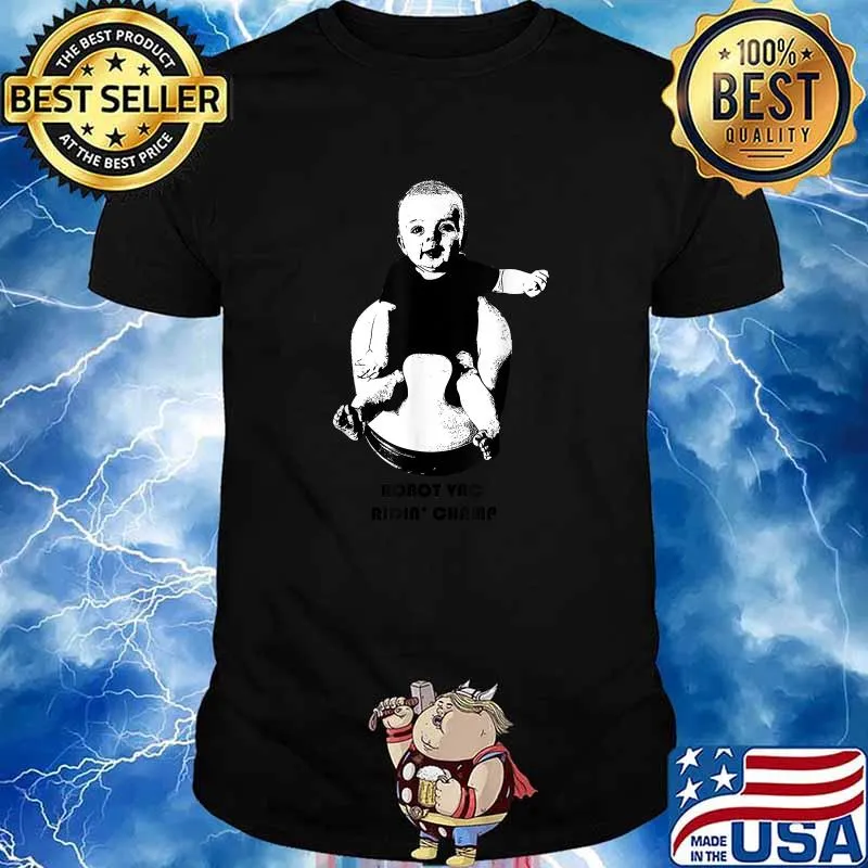 Robot Vac Ridin' Champ Baby T-Shirt