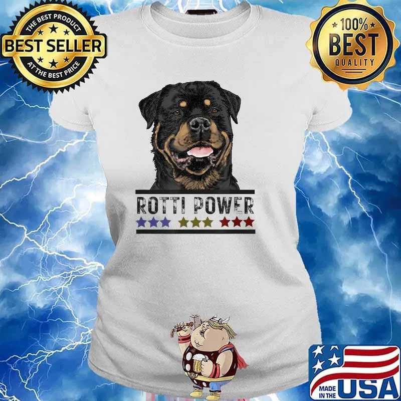 Rottweiler Stars Vintage T-Shirt Ladies tee