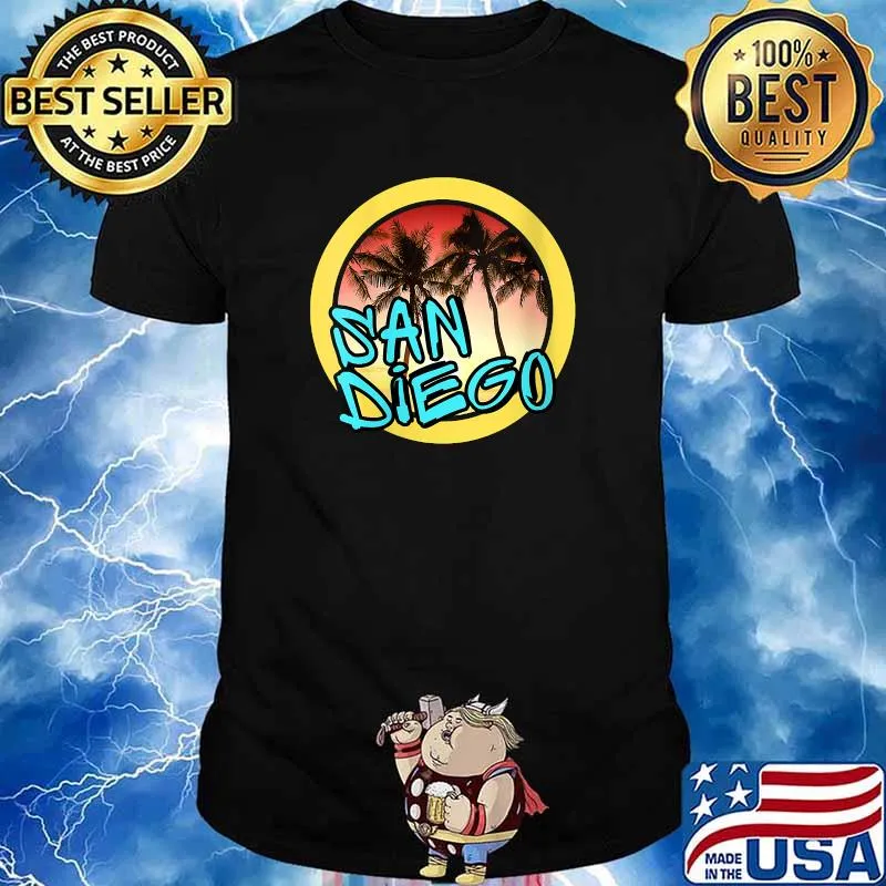 San Diego California CA Vintage Summer T-Shirt