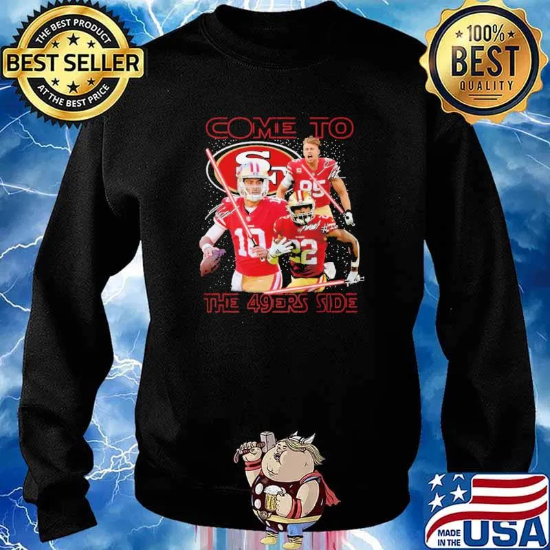 San Francisco 49ers come to the 549ers side Star War signatures s Sweater