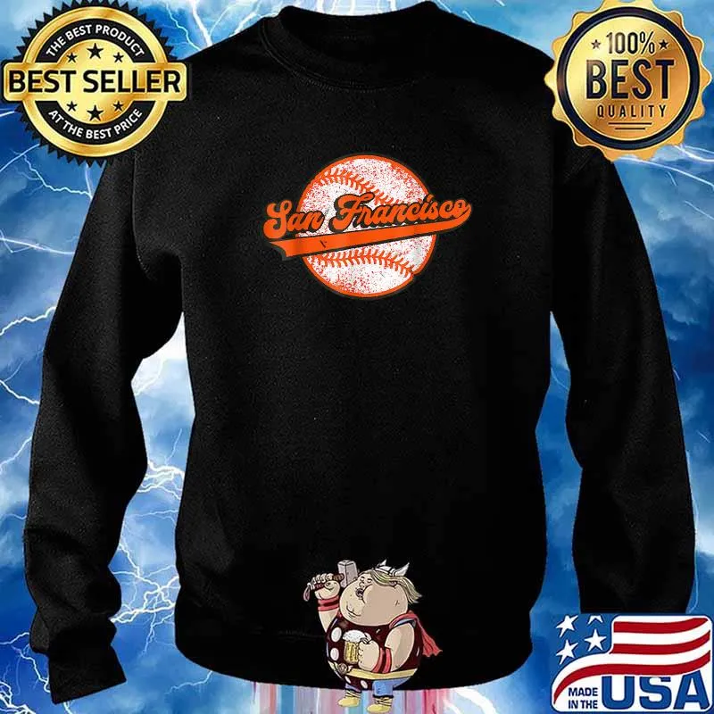 San Francisco Baseball Game Day Giant Baseball T-Shirt Sweater