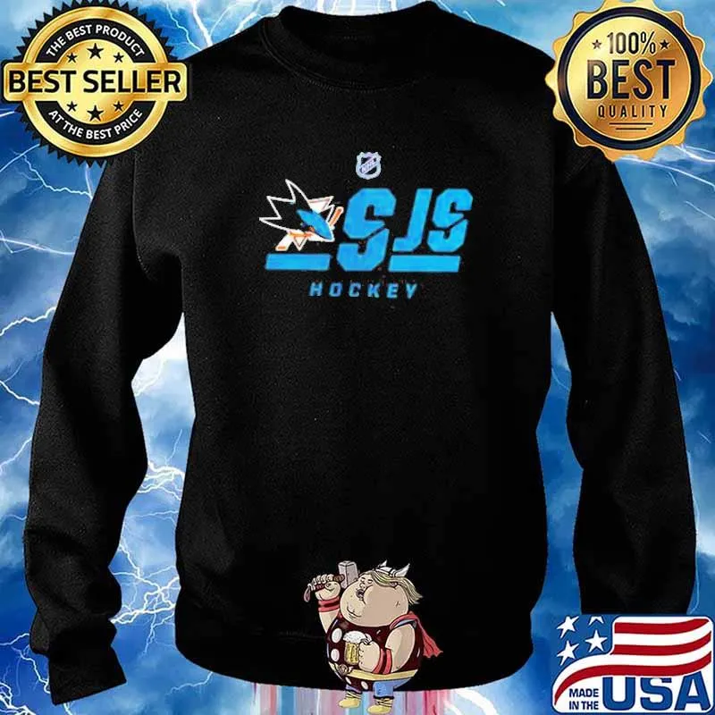 San Jose Sharks Authentic Pro Core Secondary Logo Shirt Sweater