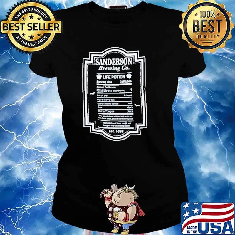 Sanderson Sisters Sanderson Brewing Co Life Potion Shirt Ladies tee