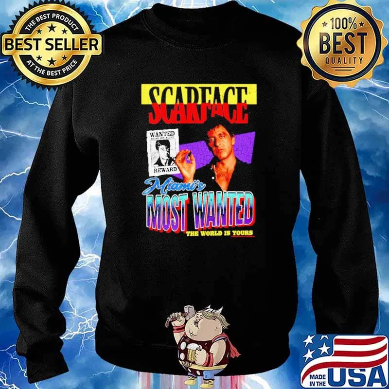 Scarface Miami’s most wanted the world is yours s Sweater