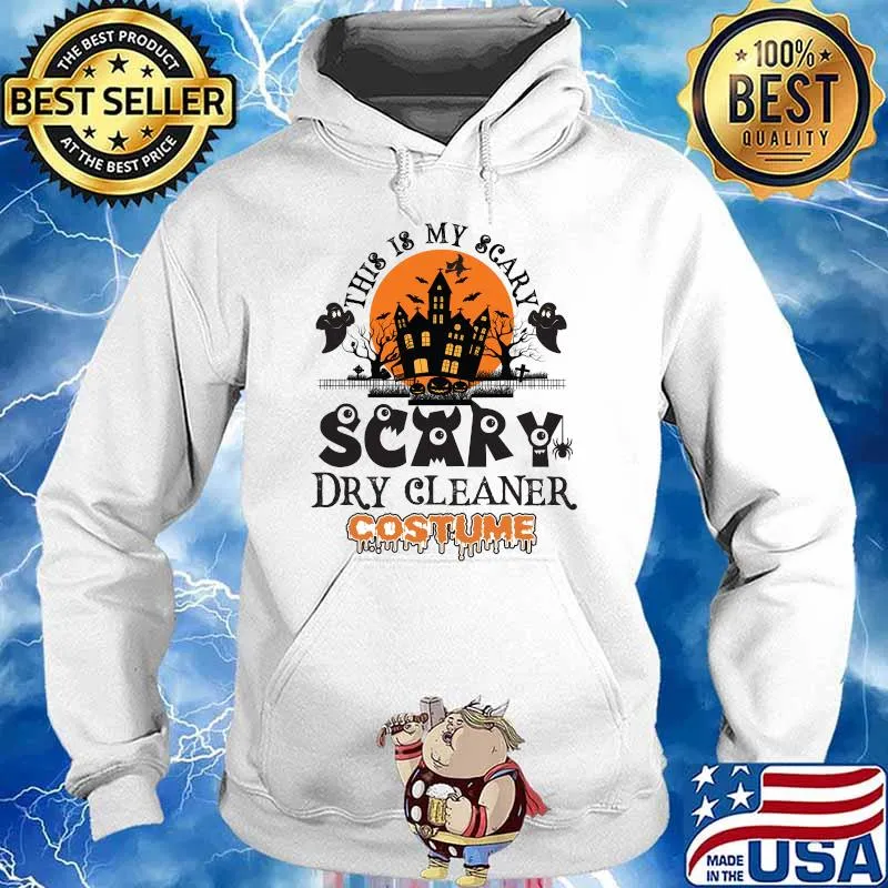 Scary Dry Cleaner Costume Halloween T-s Hoodie