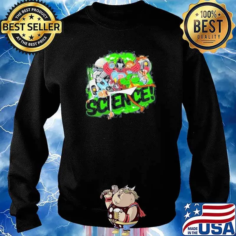 Science exclusive ninja turtle s Sweater