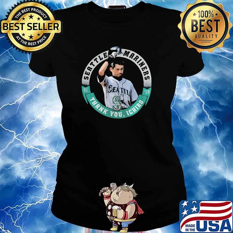 Seattle Mariners Majestic Thank You Ichiro Suzuki s Ladies tee