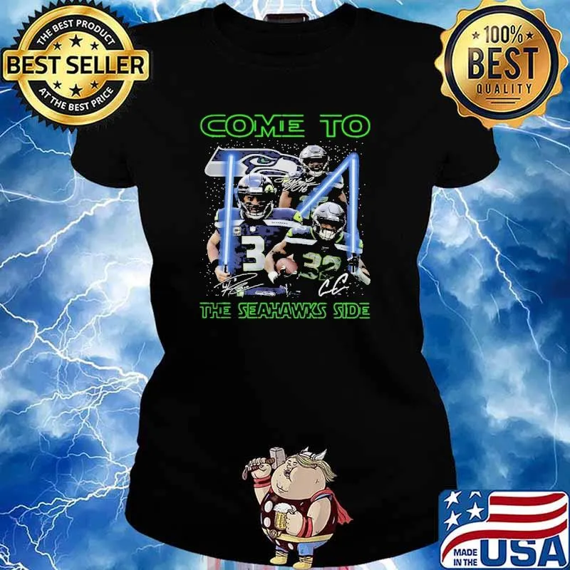 Seattle Seahawks come to the Seahawks side Star Wars signature s Ladies tee
