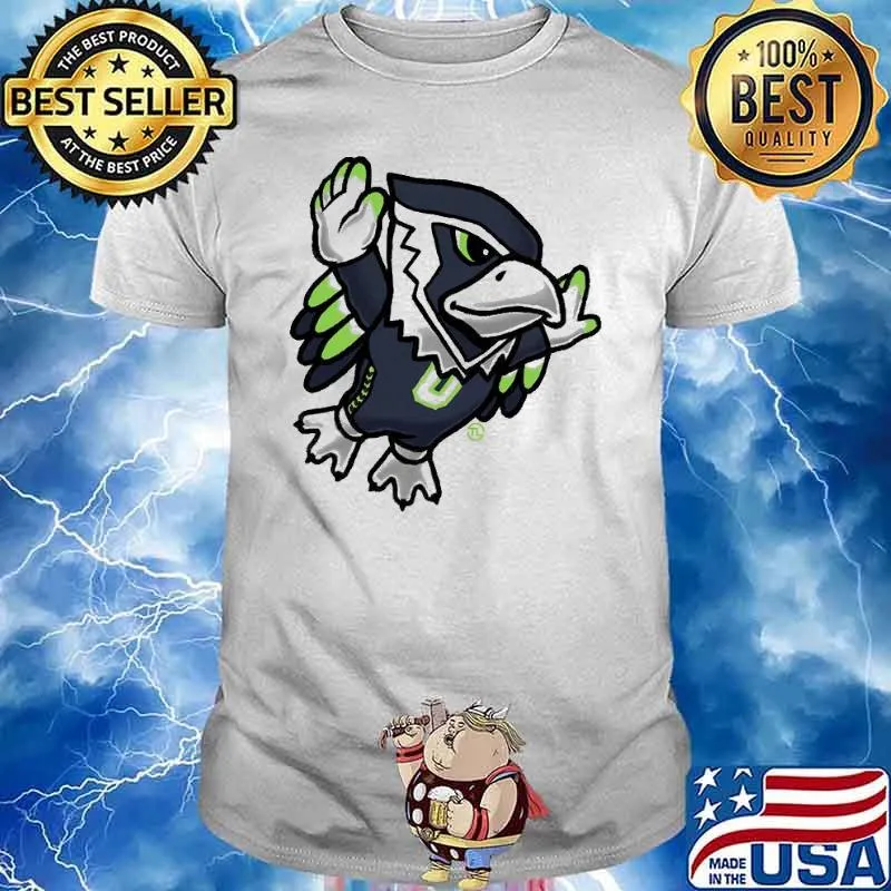 Seattle Seahawks mascot chibi shirt