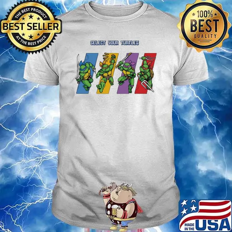 Select your turtles ninja shirt
