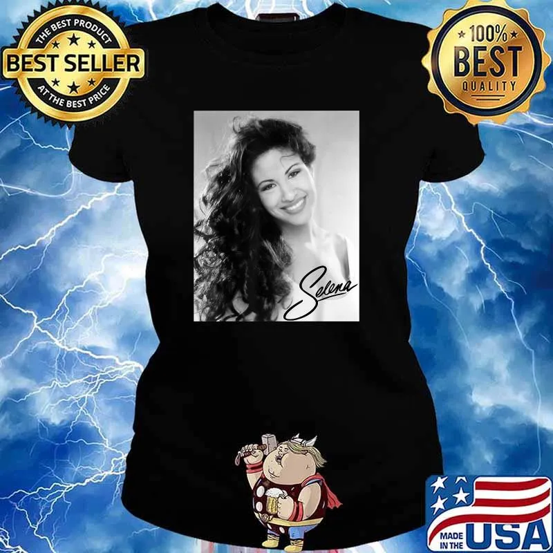 Selena MerchandiseQuintanilla signature T-Shirt Ladies tee