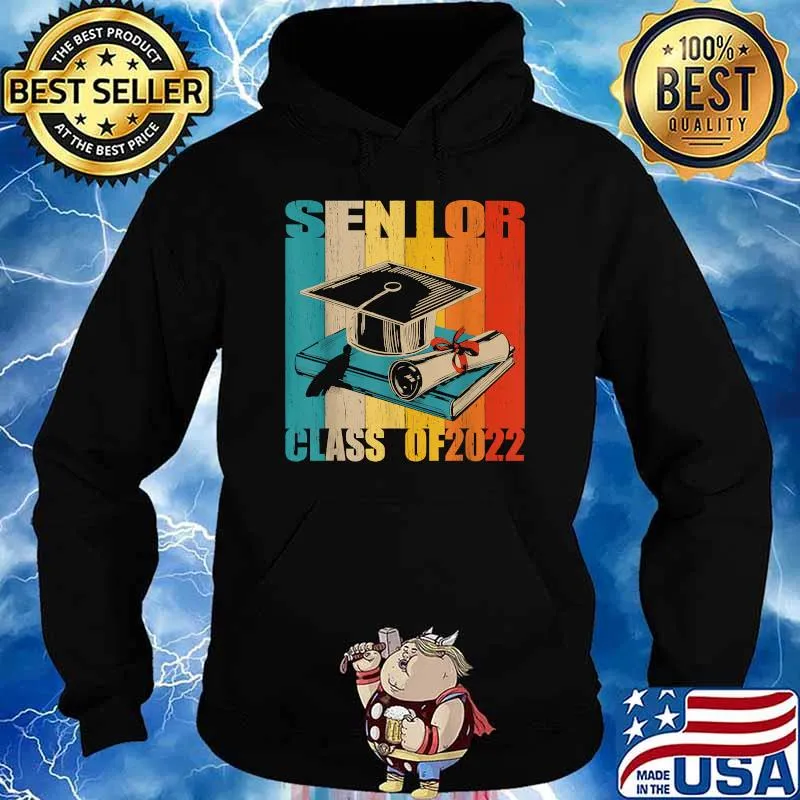 Senior Class of 2022 Vintage T-Shirt Hoodie