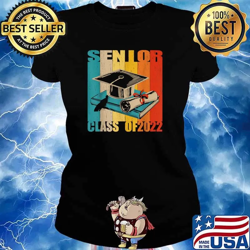 Senior Class of 2022 Vintage T-Shirt Ladies tee